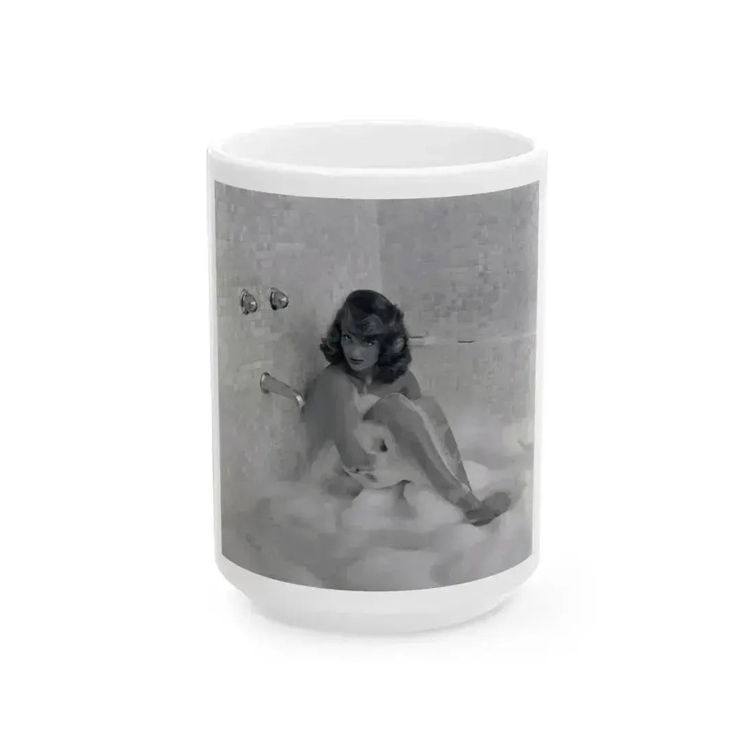 Allison Hayes #202 (Vintage Female Icon) White Coffee Mug 15oz - Go Mug Yourself