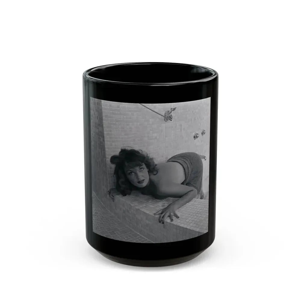 Allison Hayes #203 (Vintage Female Icon) Black Coffee Mug 15oz - Go Mug Yourself