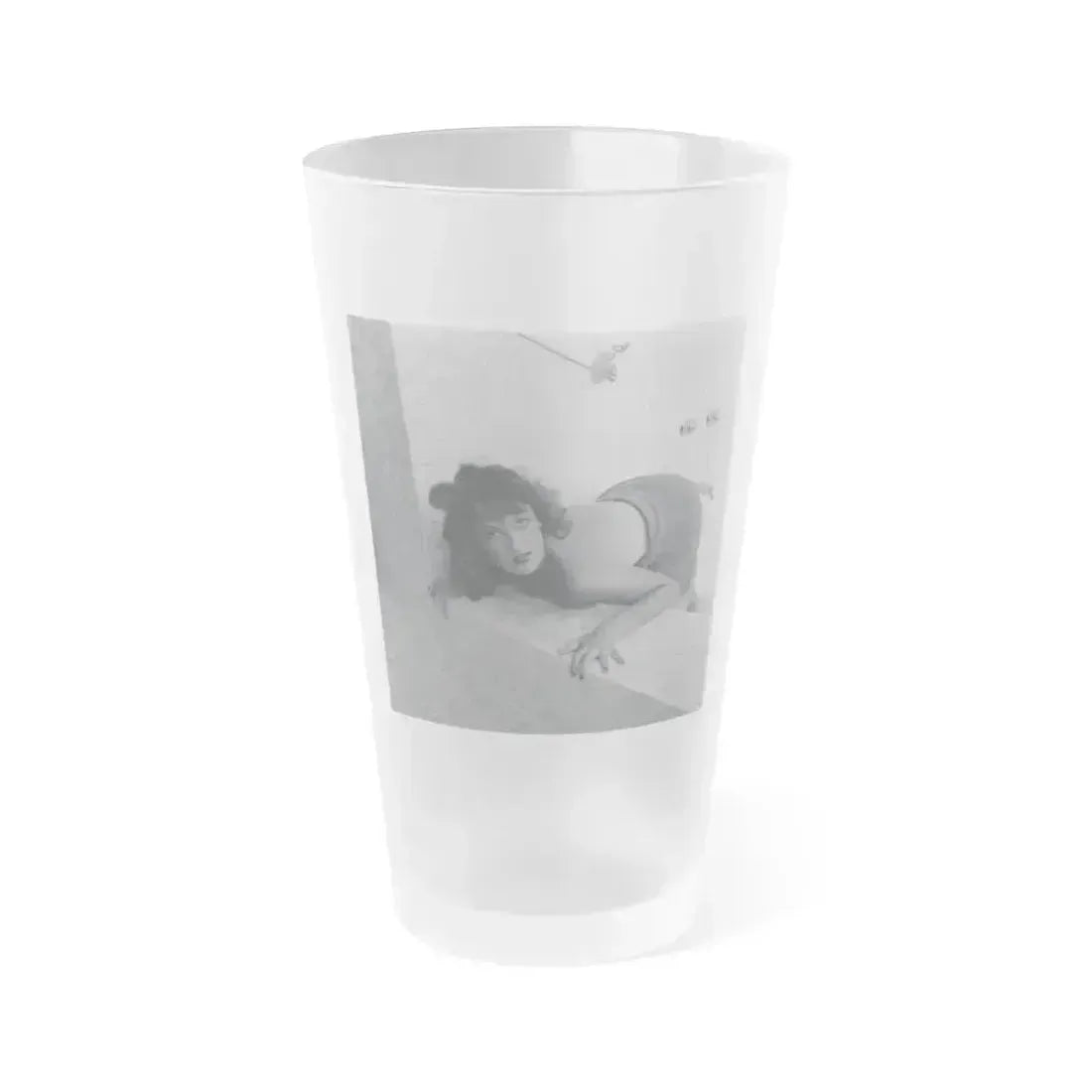 Allison Hayes #203 (Vintage Female Icon) Frosted Pint Glass 16oz 16oz Frosted - Go Mug Yourself