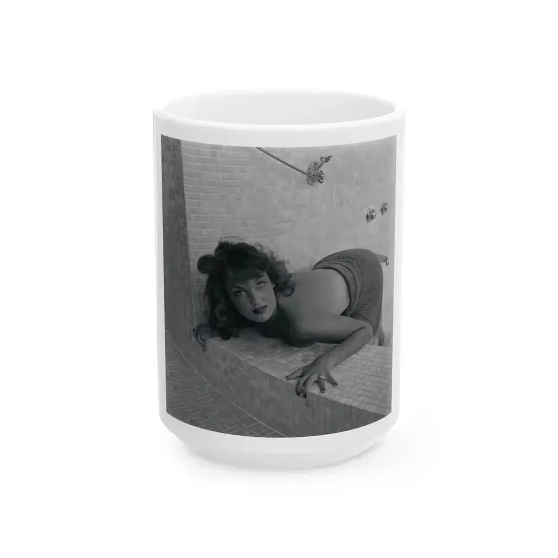 Allison Hayes #203 (Vintage Female Icon) White Coffee Mug 15oz - Go Mug Yourself
