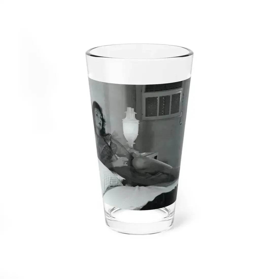 Allison Hayes #206 - Pages 8 with 1 B&W Photo & Article from Femmes Fatales Of The 1950's 1 (Vintage Female Icon) Pint Glass 16oz 16oz - Go Mug Yourself
