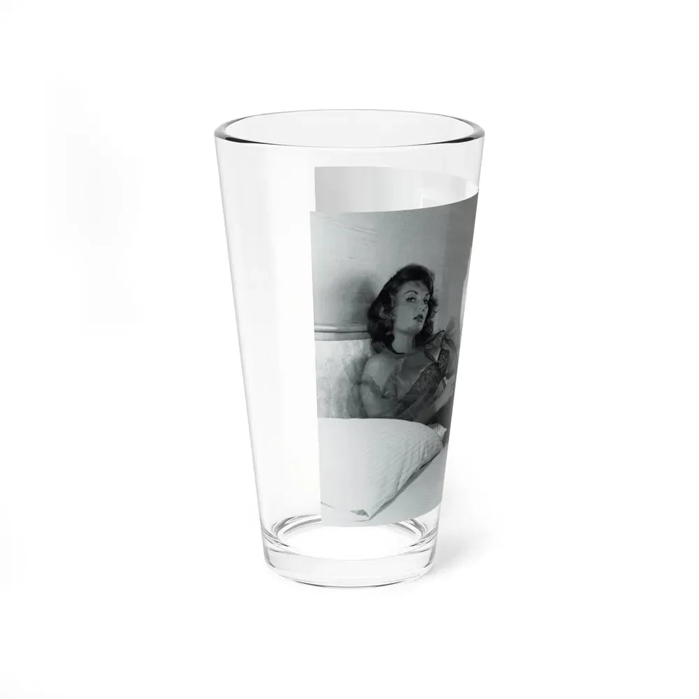 Allison Hayes #206 - Pages 8 with 1 B&W Photo & Article from Femmes Fatales Of The 1950's 1 (Vintage Female Icon) Pint Glass 16oz - Go Mug Yourself