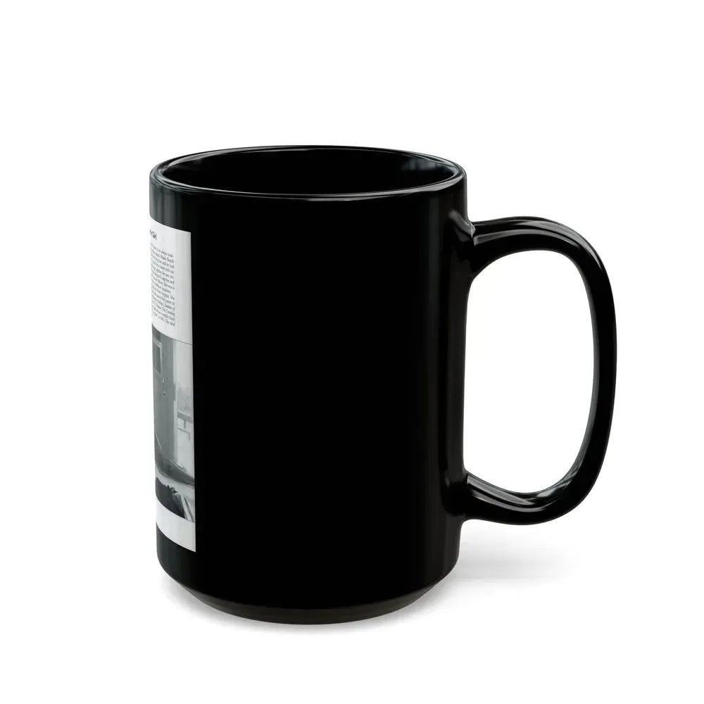 Allison Hayes #206 - Pages 8 with 1 B&W Photo & Article from Femmes Fatales Of The 1950's (Vintage Female Icon) Black Coffee Mug - Go Mug Yourself