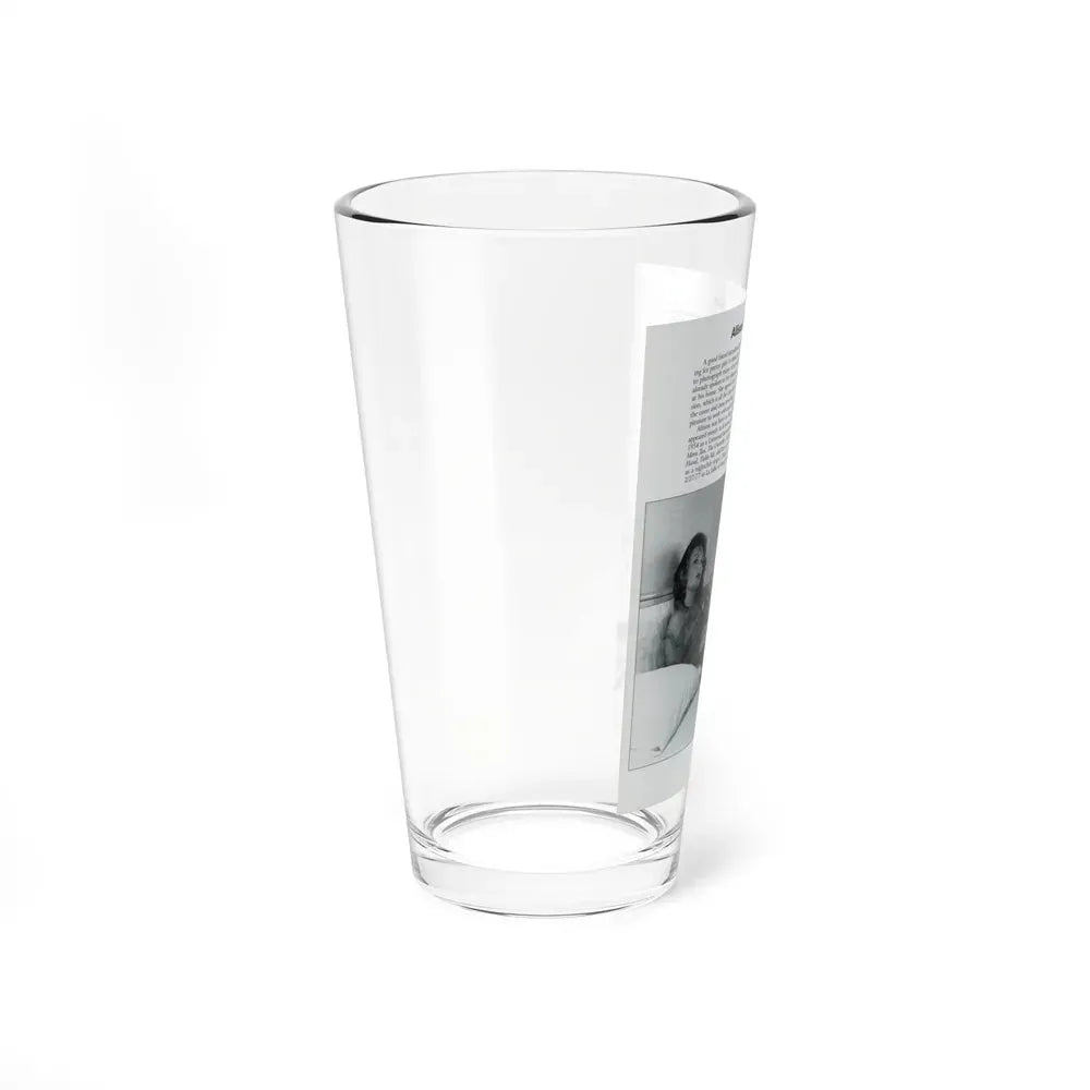 Allison Hayes #206 - Pages 8 with 1 B&W Photo & Article from Femmes Fatales Of The 1950's (Vintage Female Icon) Pint Glass 16oz - Go Mug Yourself