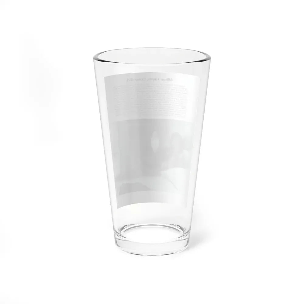Allison Hayes #206 - Pages 8 with 1 B&W Photo & Article from Femmes Fatales Of The 1950's (Vintage Female Icon) Pint Glass 16oz - Go Mug Yourself