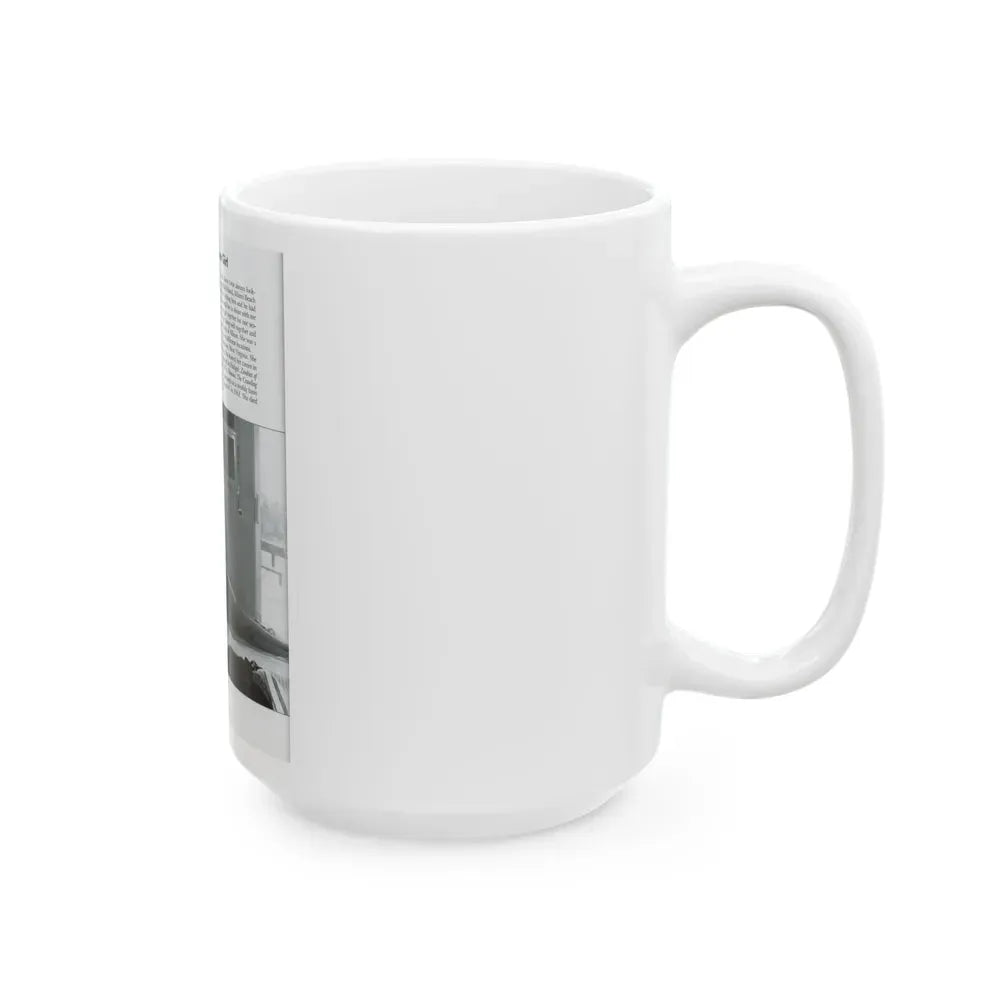 Allison Hayes #206 - Pages 8 with 1 B&W Photo & Article from Femmes Fatales Of The 1950's (Vintage Female Icon) White Coffee Mug - Go Mug Yourself