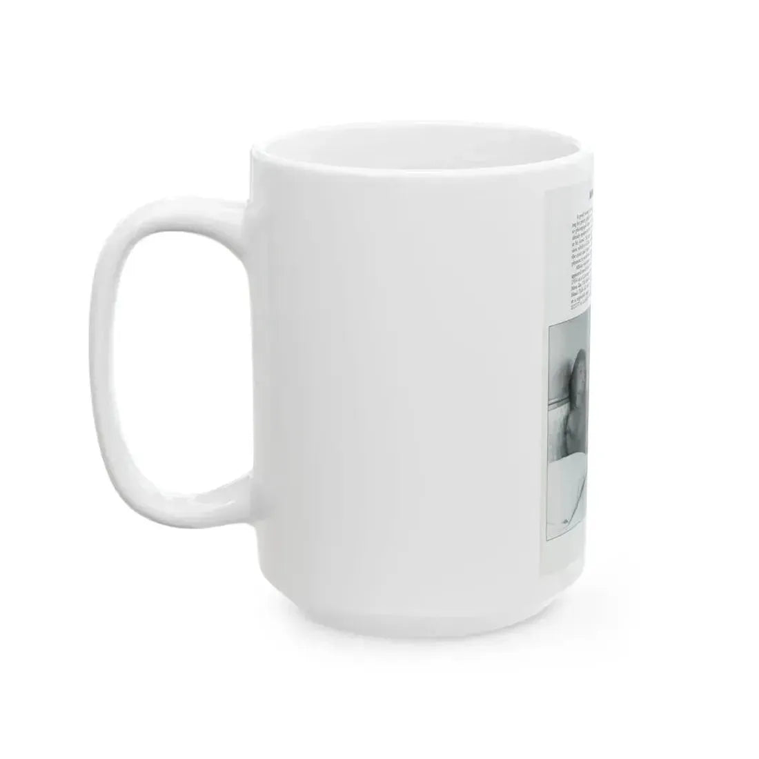 Allison Hayes #206 - Pages 8 with 1 B&W Photo & Article from Femmes Fatales Of The 1950's (Vintage Female Icon) White Coffee Mug - Go Mug Yourself