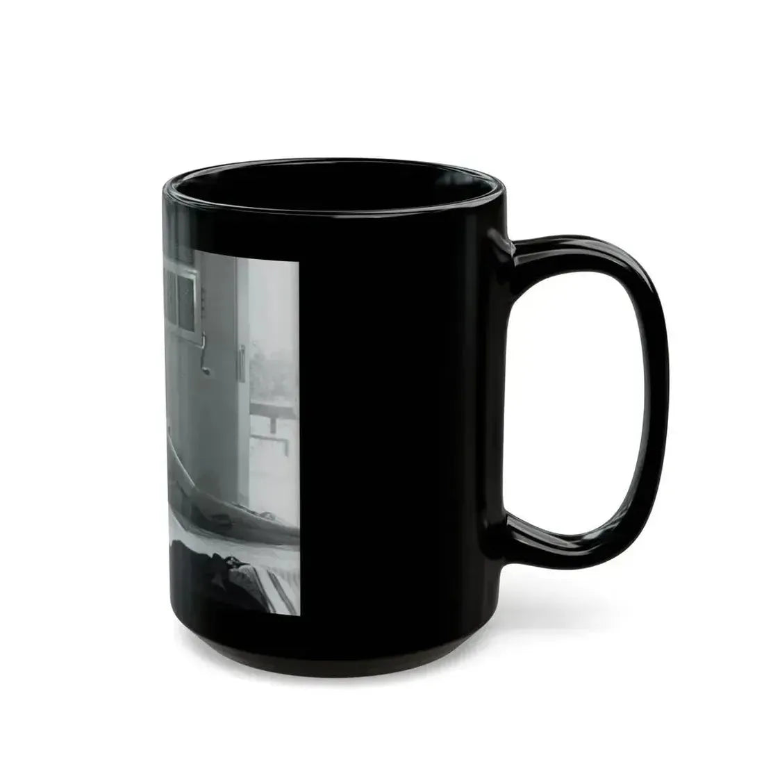 Allison Hayes #206 - Pages 8 with 1 B&W Photo & Article from Femmes Fatales Of The 1950's_1 (Vintage Female Icon) Black Coffee Mug - Go Mug Yourself