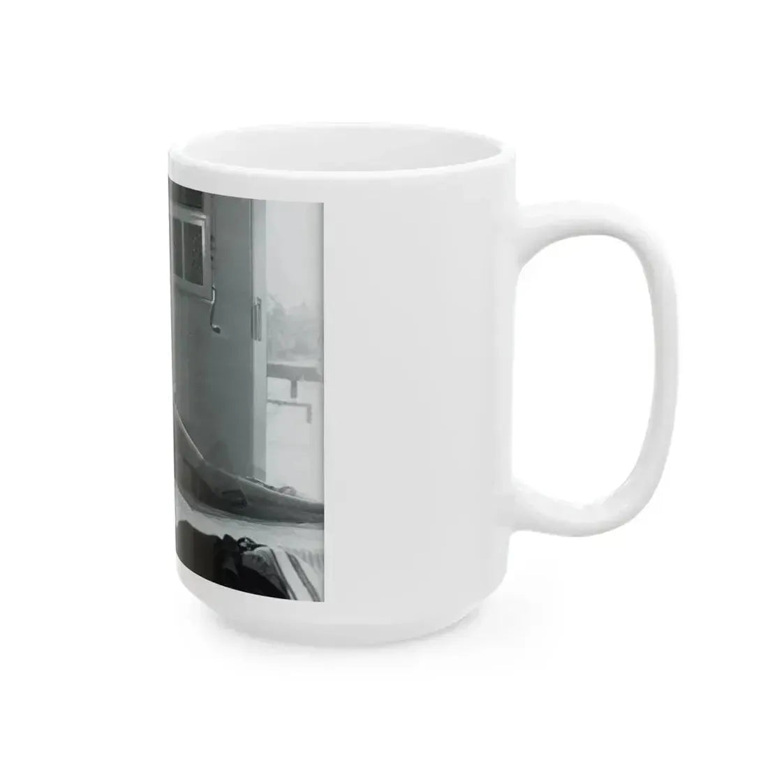 Allison Hayes #206 - Pages 8 with 1 B&W Photo & Article from Femmes Fatales Of The 1950's_1 (Vintage Female Icon) White Coffee Mug - Go Mug Yourself