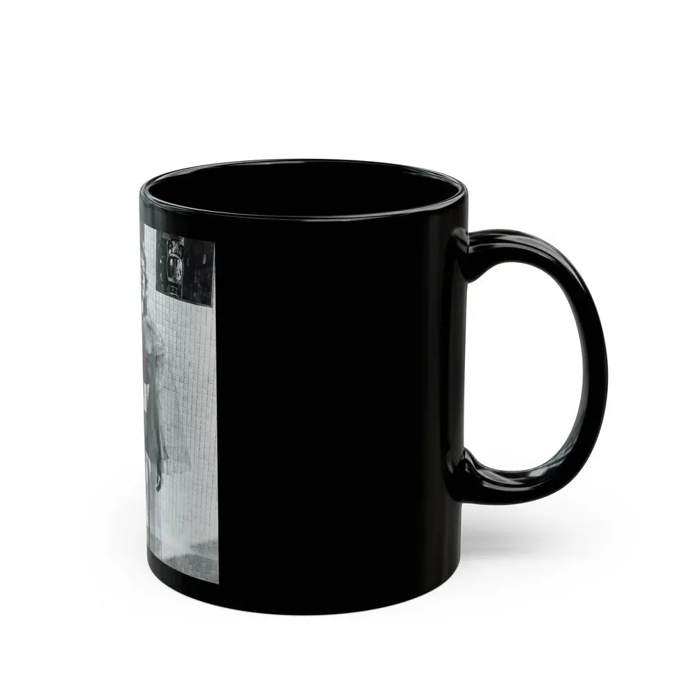 Allison Hayes #207 - Pages 9 with 1 B&W Photo from Femmes Fatales Of The 1950's (Vintage Female Icon) Black Coffee Mug - Go Mug Yourself