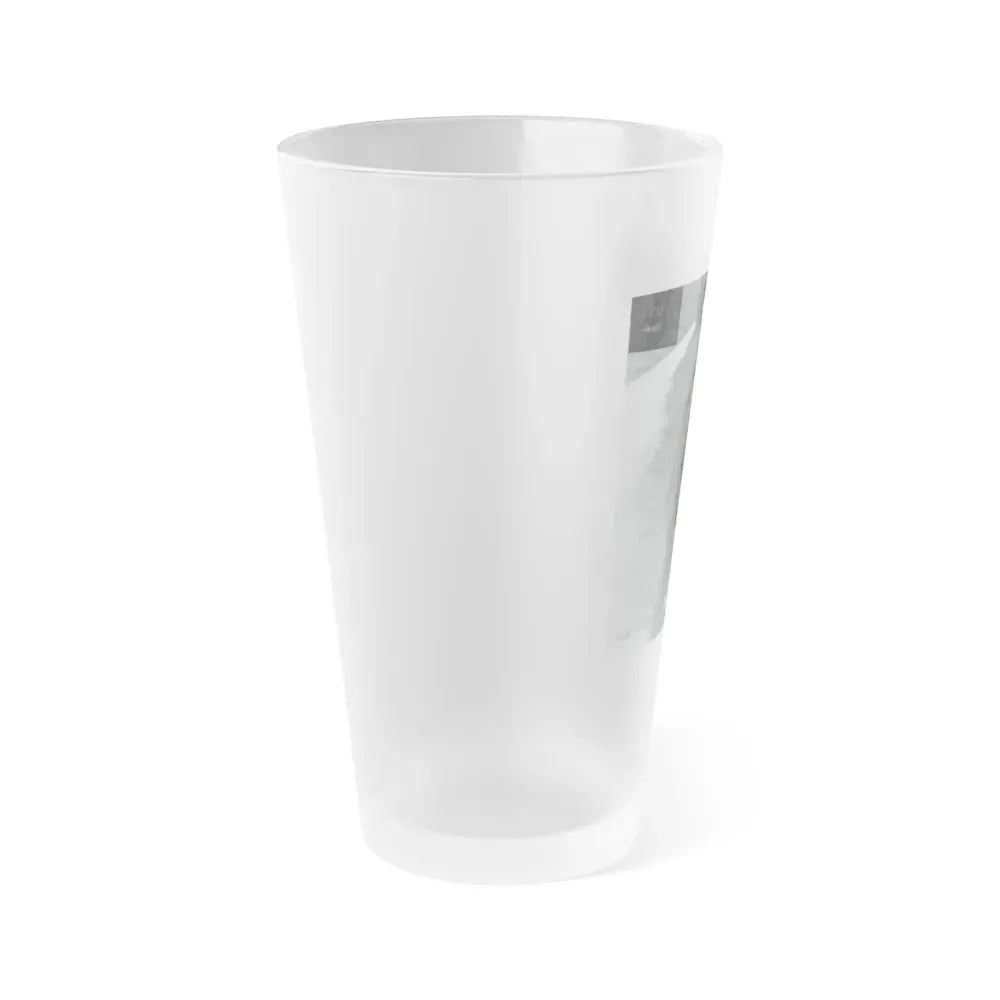 Allison Hayes #207 - Pages 9 with 1 B&W Photo from Femmes Fatales Of The 1950's (Vintage Female Icon) Frosted Pint Glass 16oz - Go Mug Yourself