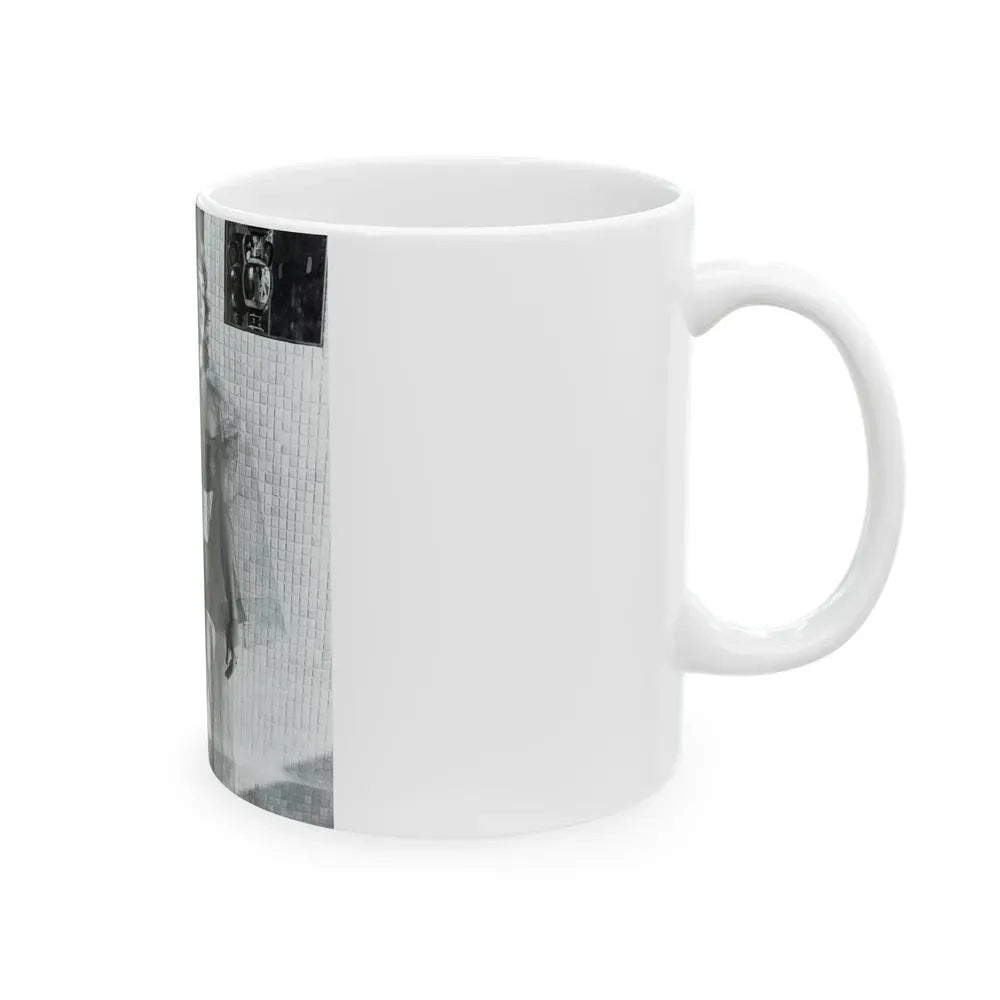 Allison Hayes #207 - Pages 9 with 1 B&W Photo from Femmes Fatales Of The 1950's (Vintage Female Icon) White Coffee Mug - Go Mug Yourself