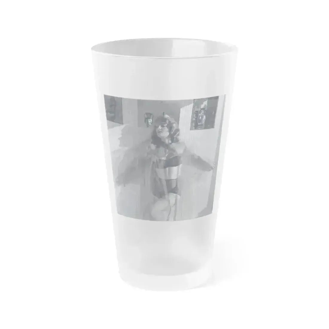 Allison Hayes #208 (Vintage Female Icon) Frosted Pint Glass 16oz 16oz Frosted - Go Mug Yourself