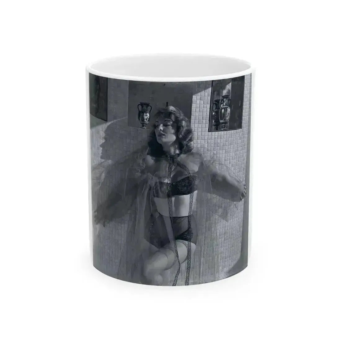 Allison Hayes #208 (Vintage Female Icon) White Coffee Mug 11oz - Go Mug Yourself