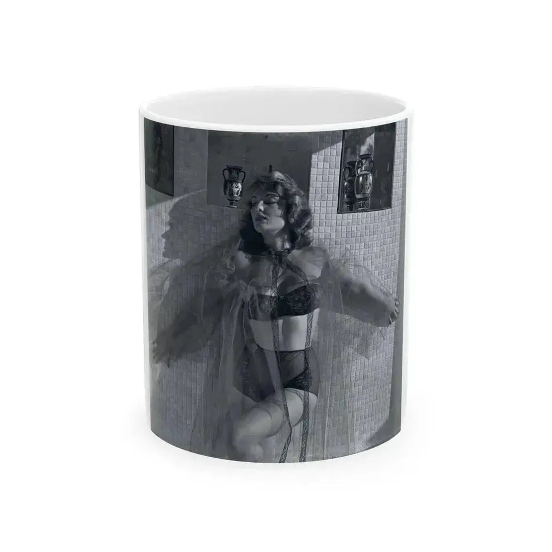 Allison Hayes #208 (Vintage Female Icon) White Coffee Mug 11oz - Go Mug Yourself