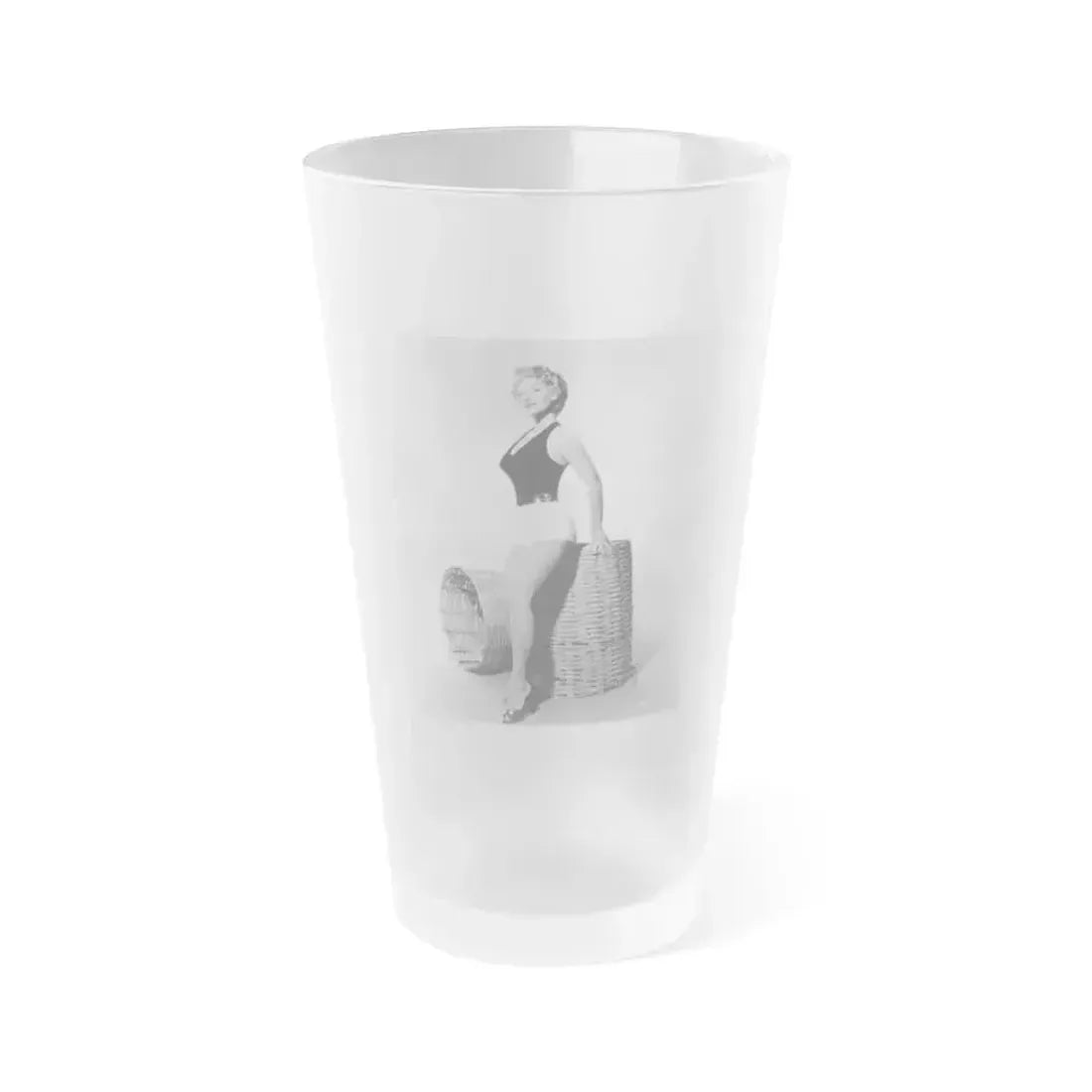 Allison Hayes #212 (Vintage Female Icon) Frosted Pint Glass 16oz 16oz Frosted - Go Mug Yourself