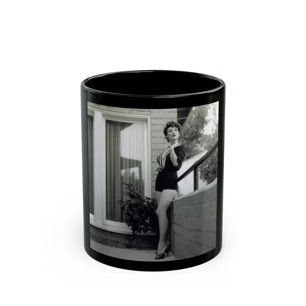 Allison Hayes #213 (Vintage Female Icon) Black Coffee Mug 11oz - Go Mug Yourself