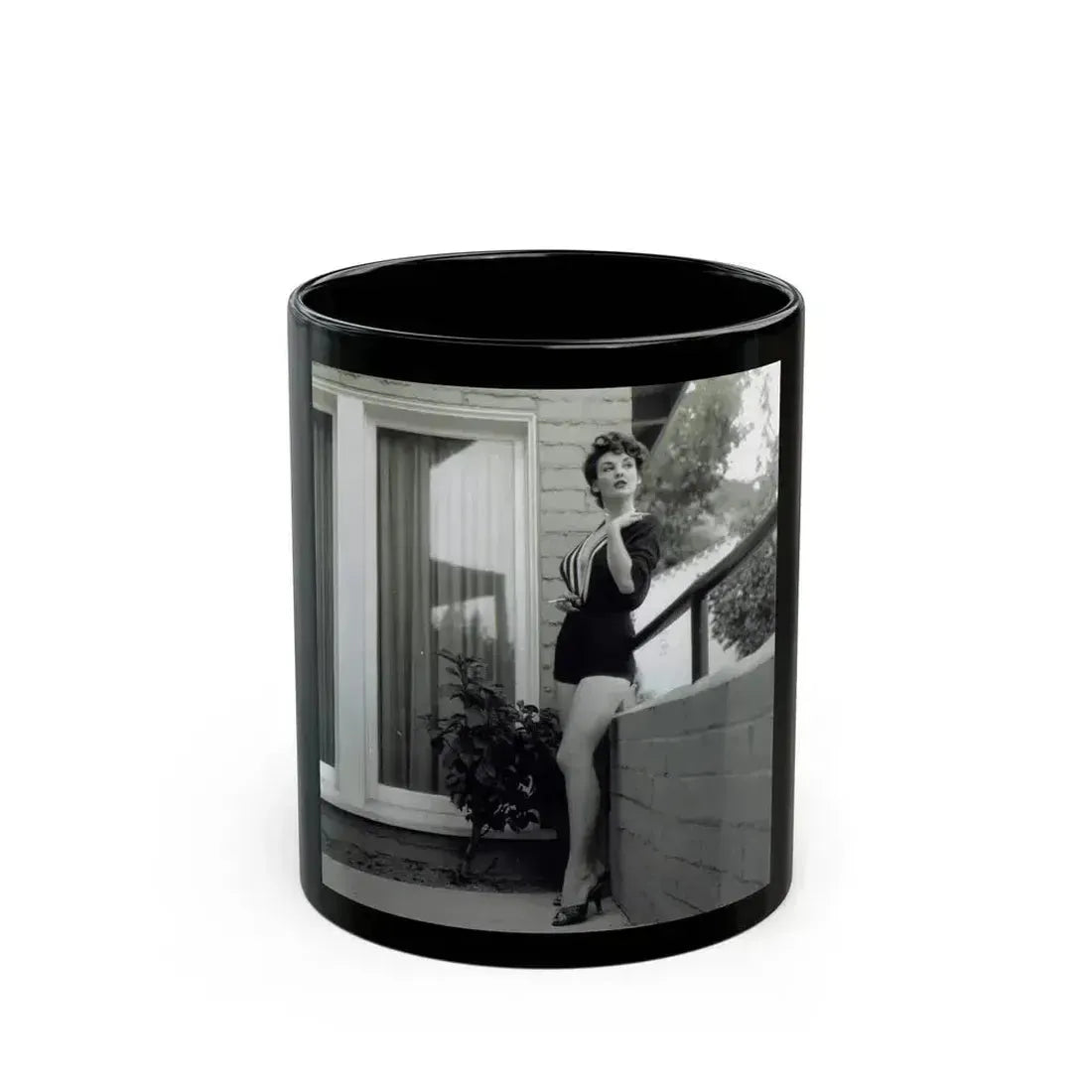 Allison Hayes #213 (Vintage Female Icon) Black Coffee Mug 11oz - Go Mug Yourself