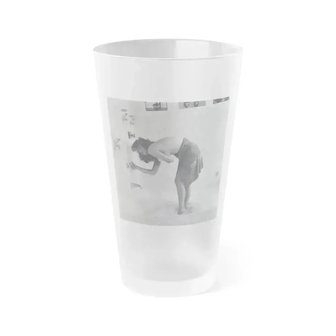 Allison Hayes #215 (Vintage Female Icon) Frosted Pint Glass 16oz 16oz Frosted - Go Mug Yourself