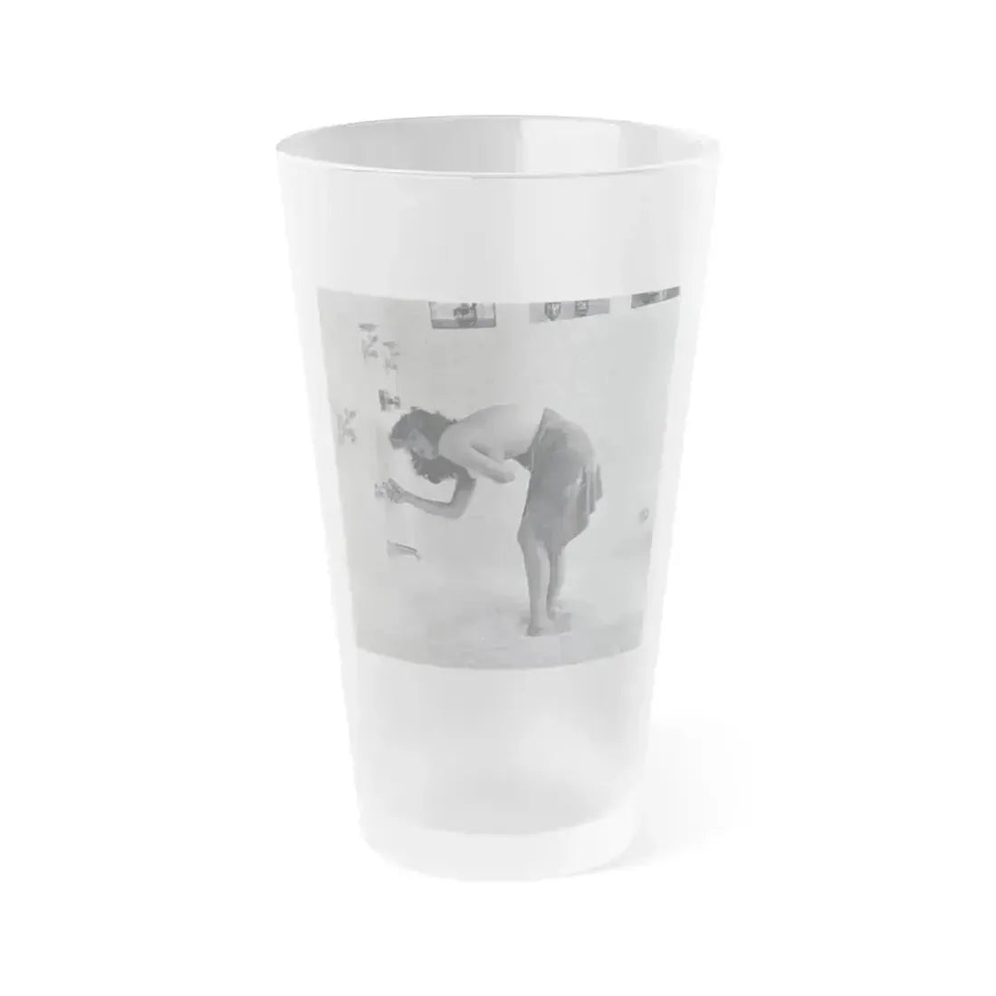 Allison Hayes #215 (Vintage Female Icon) Frosted Pint Glass 16oz 16oz Frosted - Go Mug Yourself
