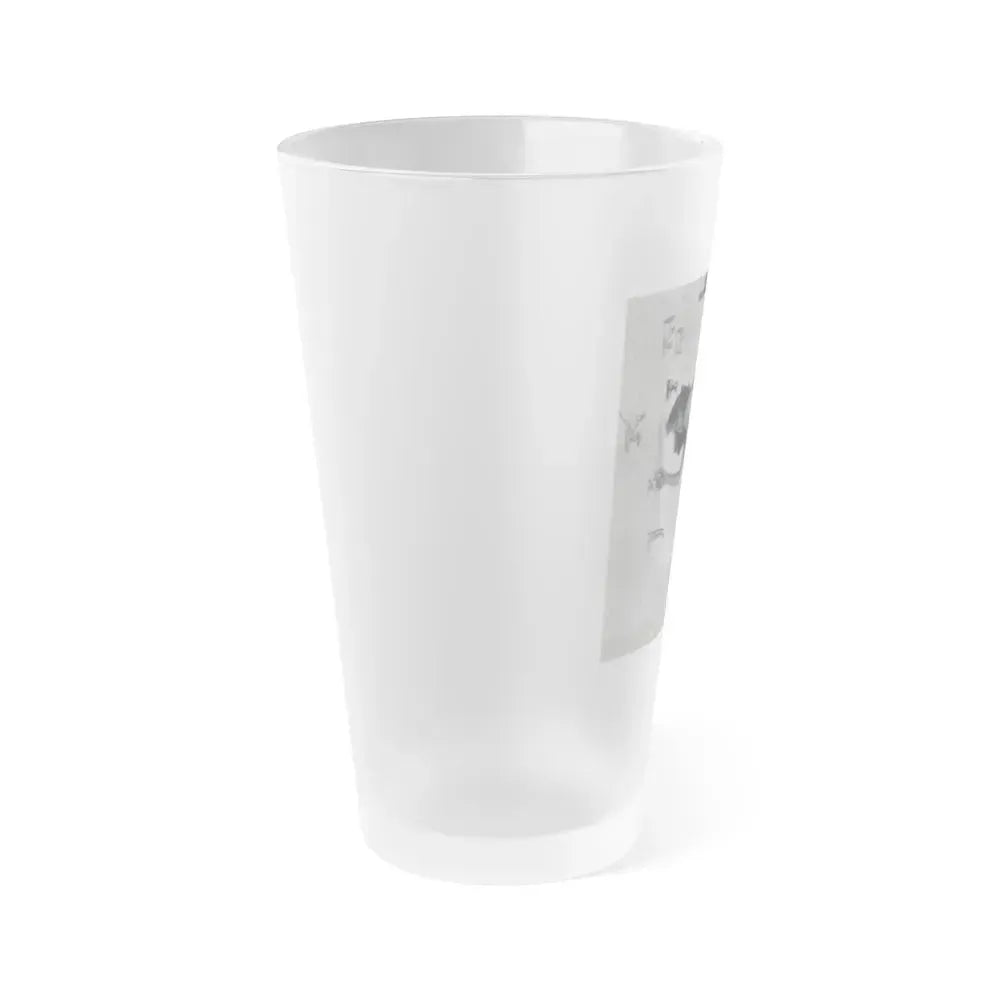 Allison Hayes #215 (Vintage Female Icon) Frosted Pint Glass 16oz - Go Mug Yourself