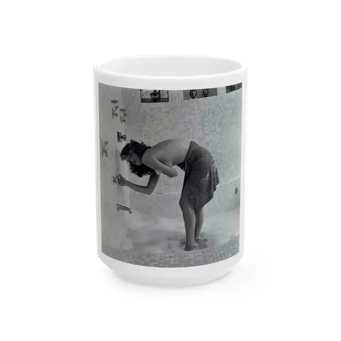 Allison Hayes #215 (Vintage Female Icon) White Coffee Mug 15oz - Go Mug Yourself