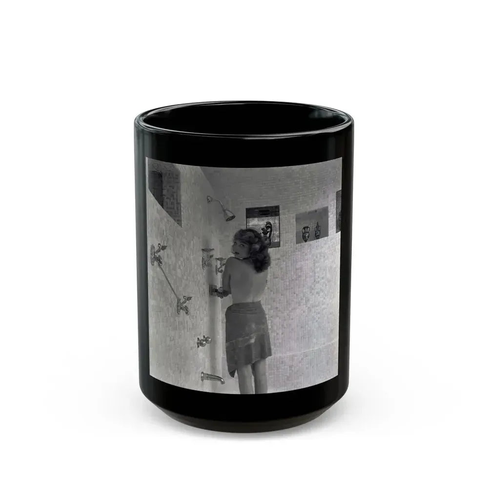 Allison Hayes #216 (Vintage Female Icon) Black Coffee Mug 15oz - Go Mug Yourself