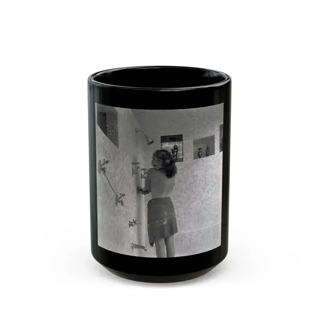 Allison Hayes #216 (Vintage Female Icon) Black Coffee Mug 15oz - Go Mug Yourself
