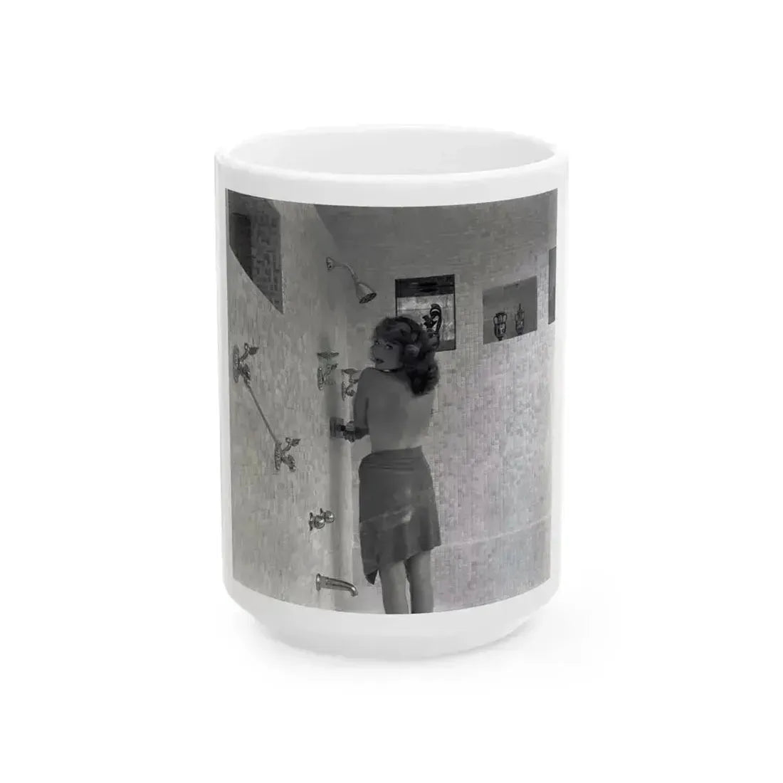 Allison Hayes #216 (Vintage Female Icon) White Coffee Mug 15oz - Go Mug Yourself