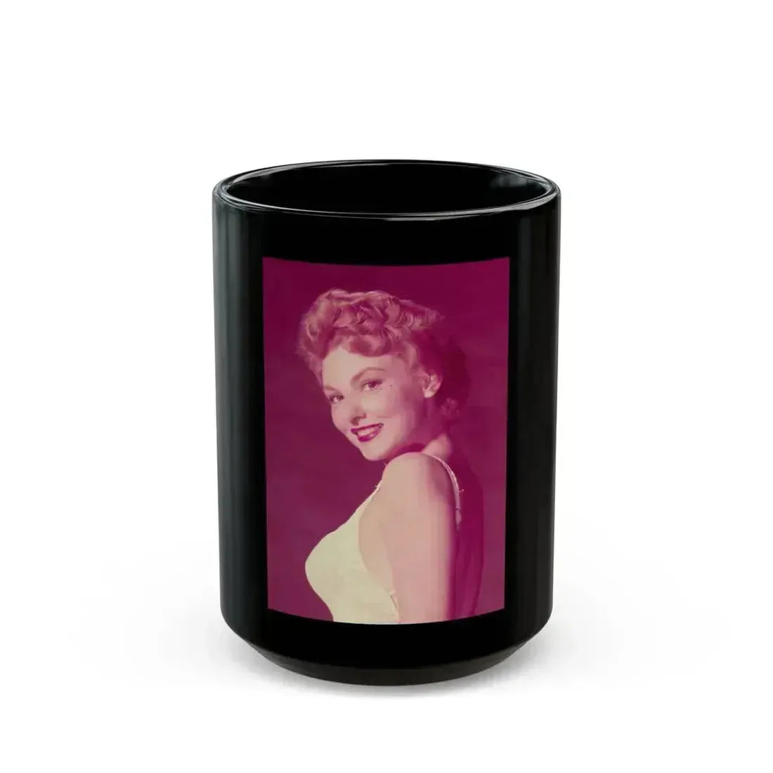 Allison Hayes #218 (Vintage Female Icon) Black Coffee Mug 15oz - Go Mug Yourself