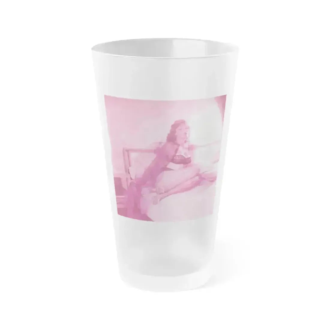 Allison Hayes #219 1 (Vintage Female Icon) Frosted Pint Glass 16oz 16oz Frosted - Go Mug Yourself