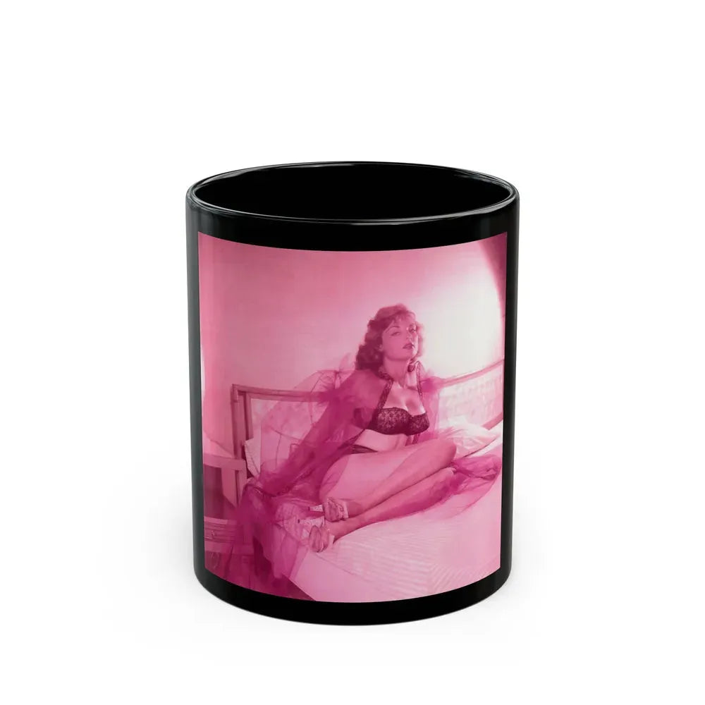 Allison Hayes #219_1 (Vintage Female Icon) Black Coffee Mug 11oz - Go Mug Yourself