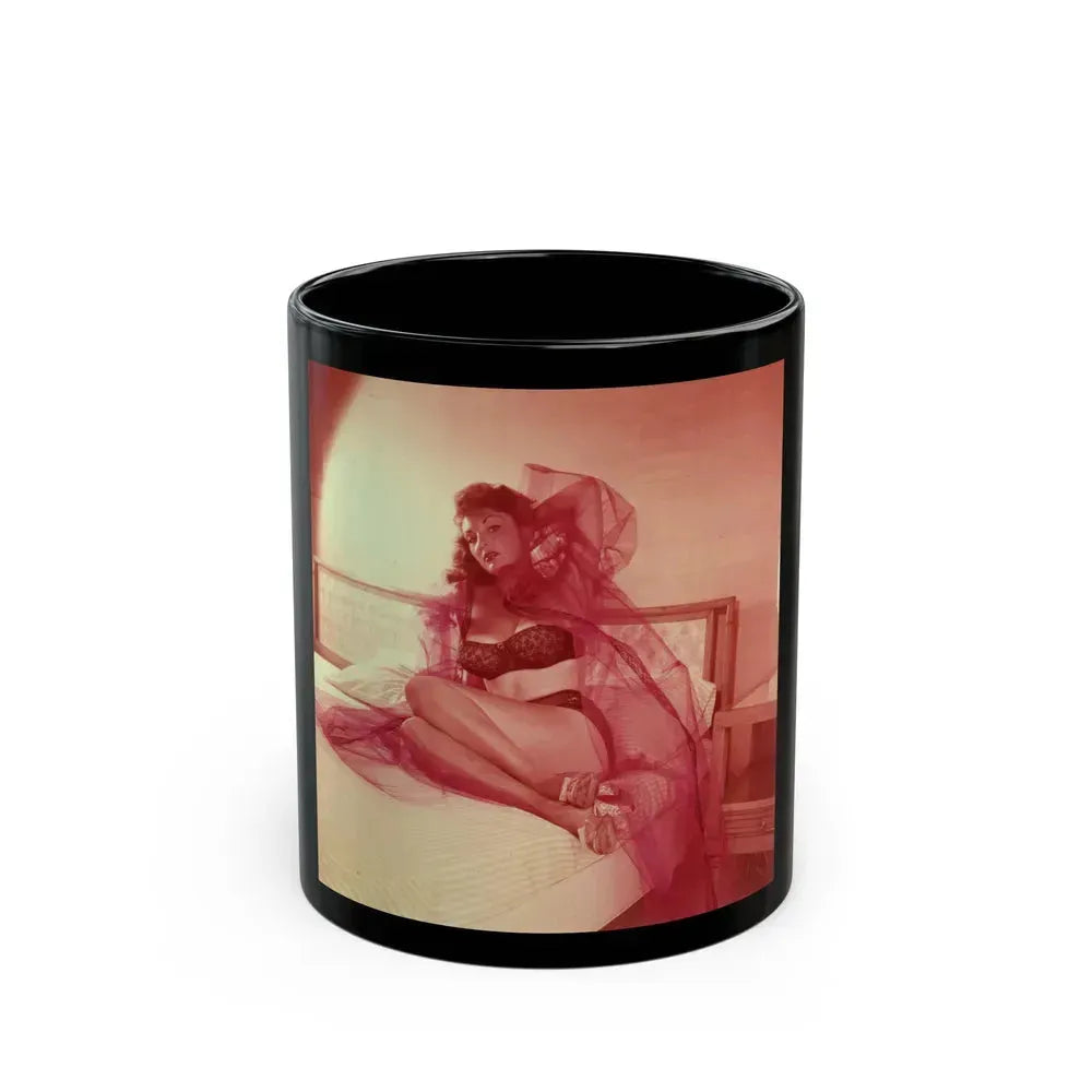 Allison Hayes #222 (Vintage Female Icon) Black Coffee Mug 11oz - Go Mug Yourself