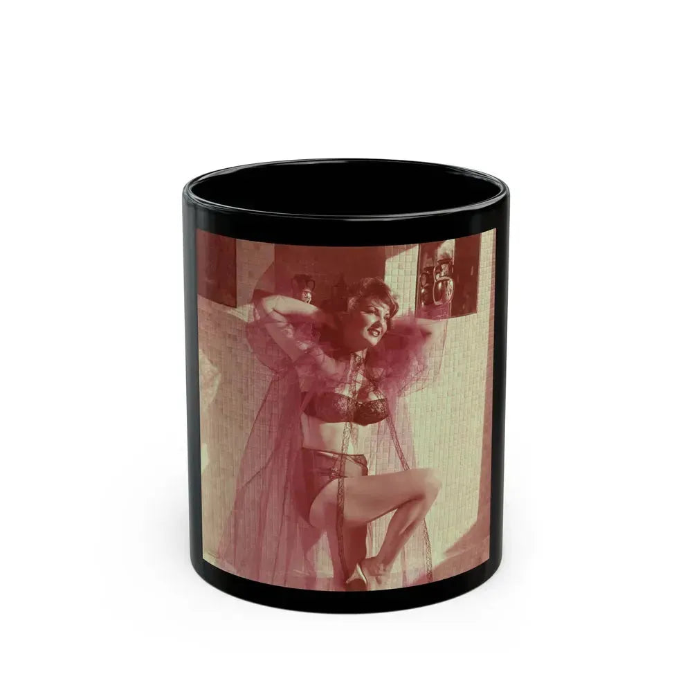 Allison Hayes #223 (Vintage Female Icon) Black Coffee Mug 11oz - Go Mug Yourself