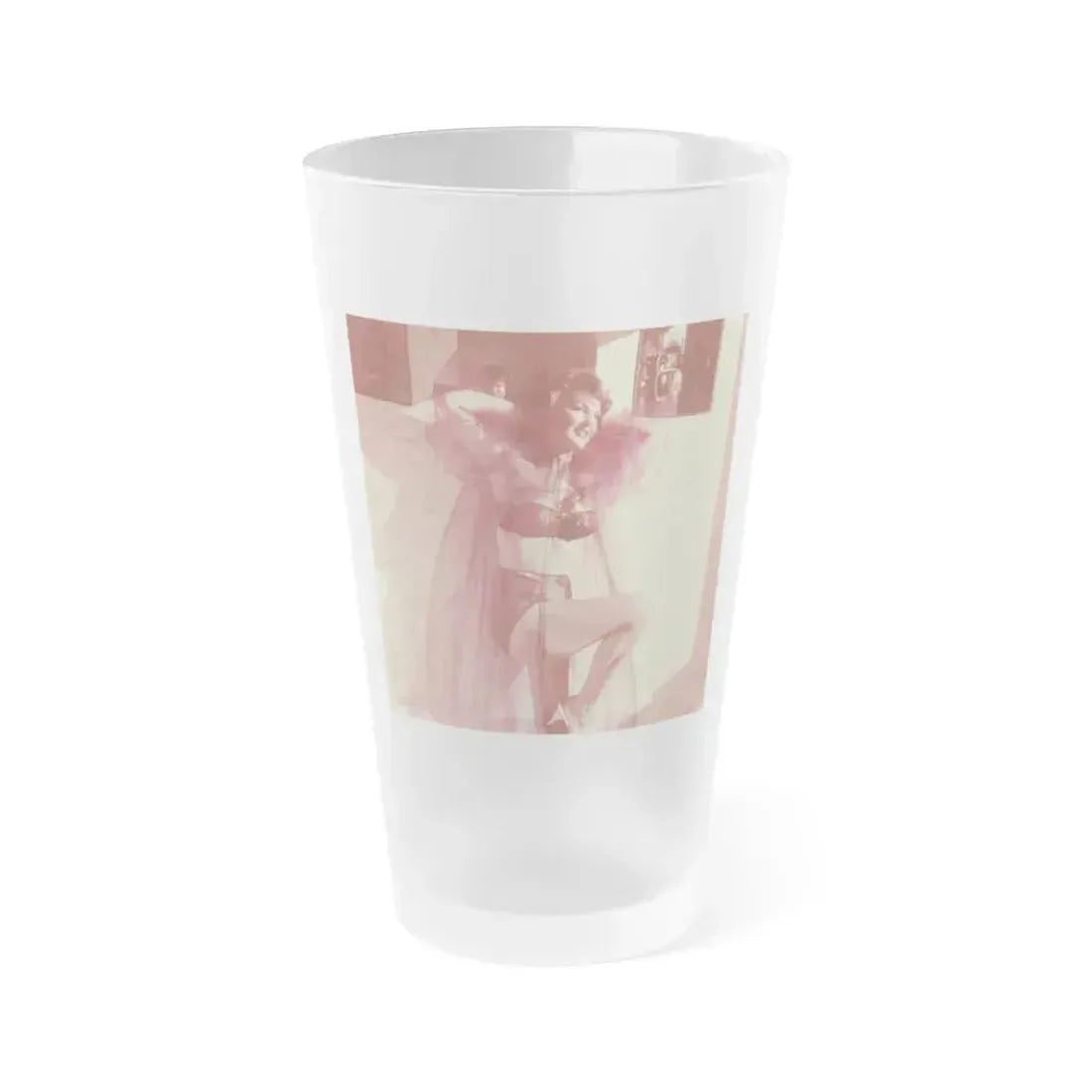 Allison Hayes #223 (Vintage Female Icon) Frosted Pint Glass 16oz 16oz Frosted - Go Mug Yourself