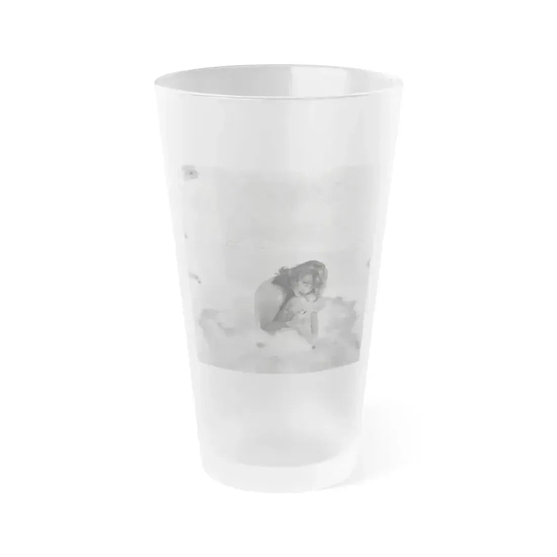 Allison Hayes #224 (Vintage Female Icon) Frosted Pint Glass 16oz 16oz Frosted - Go Mug Yourself