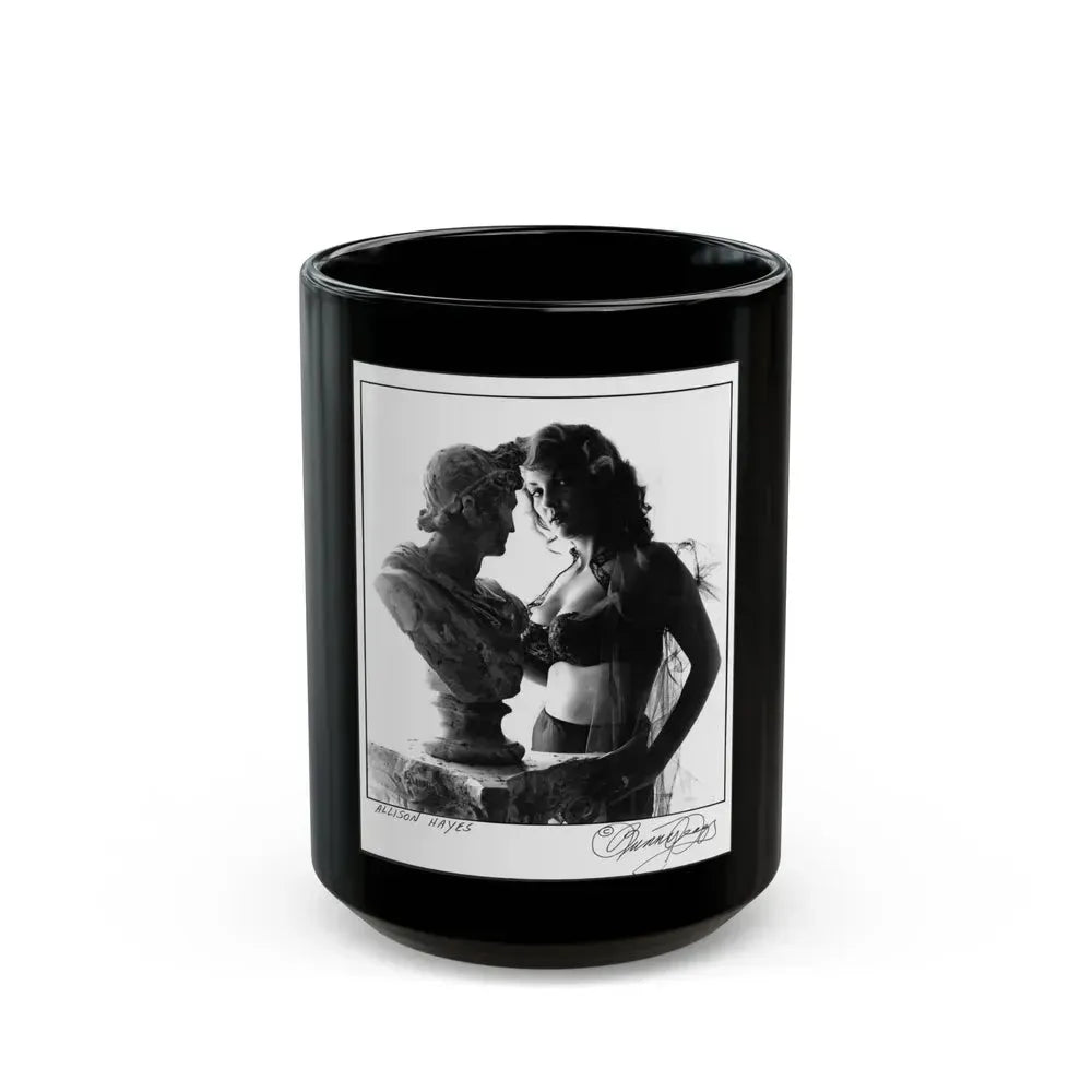 Allison Hayes #227 (Vintage Female Icon) Black Coffee Mug 15oz - Go Mug Yourself