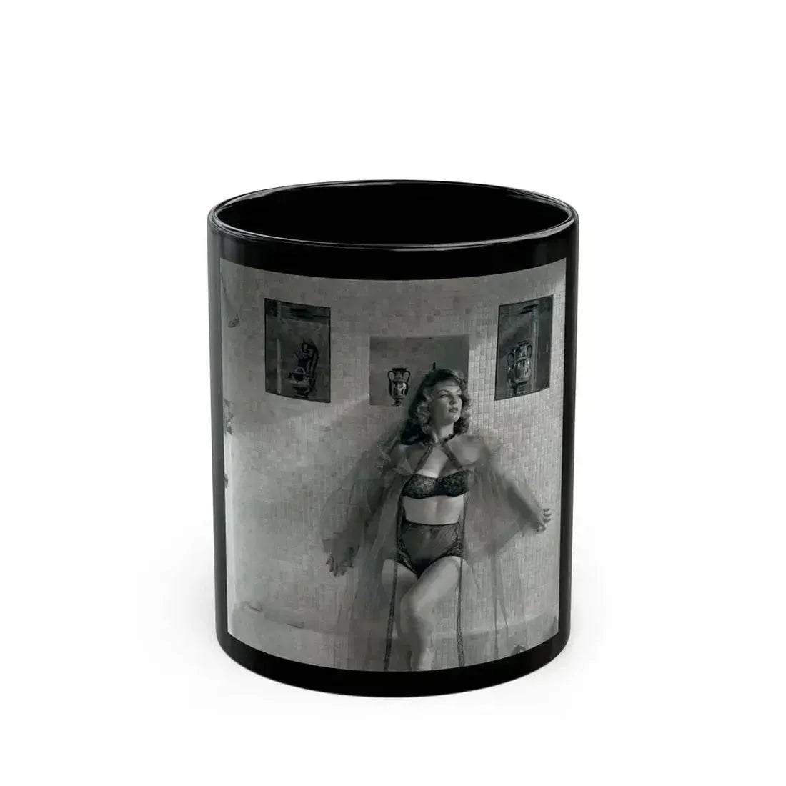 Allison Hayes #228 (Vintage Female Icon) Black Coffee Mug 11oz - Go Mug Yourself