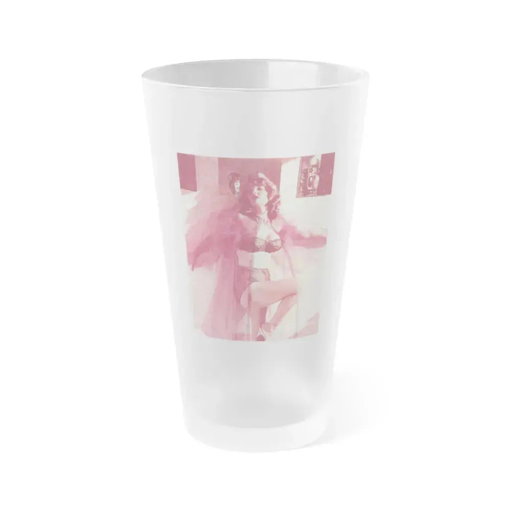 Allison Hayes #229 (Vintage Female Icon) Frosted Pint Glass 16oz 16oz Frosted - Go Mug Yourself