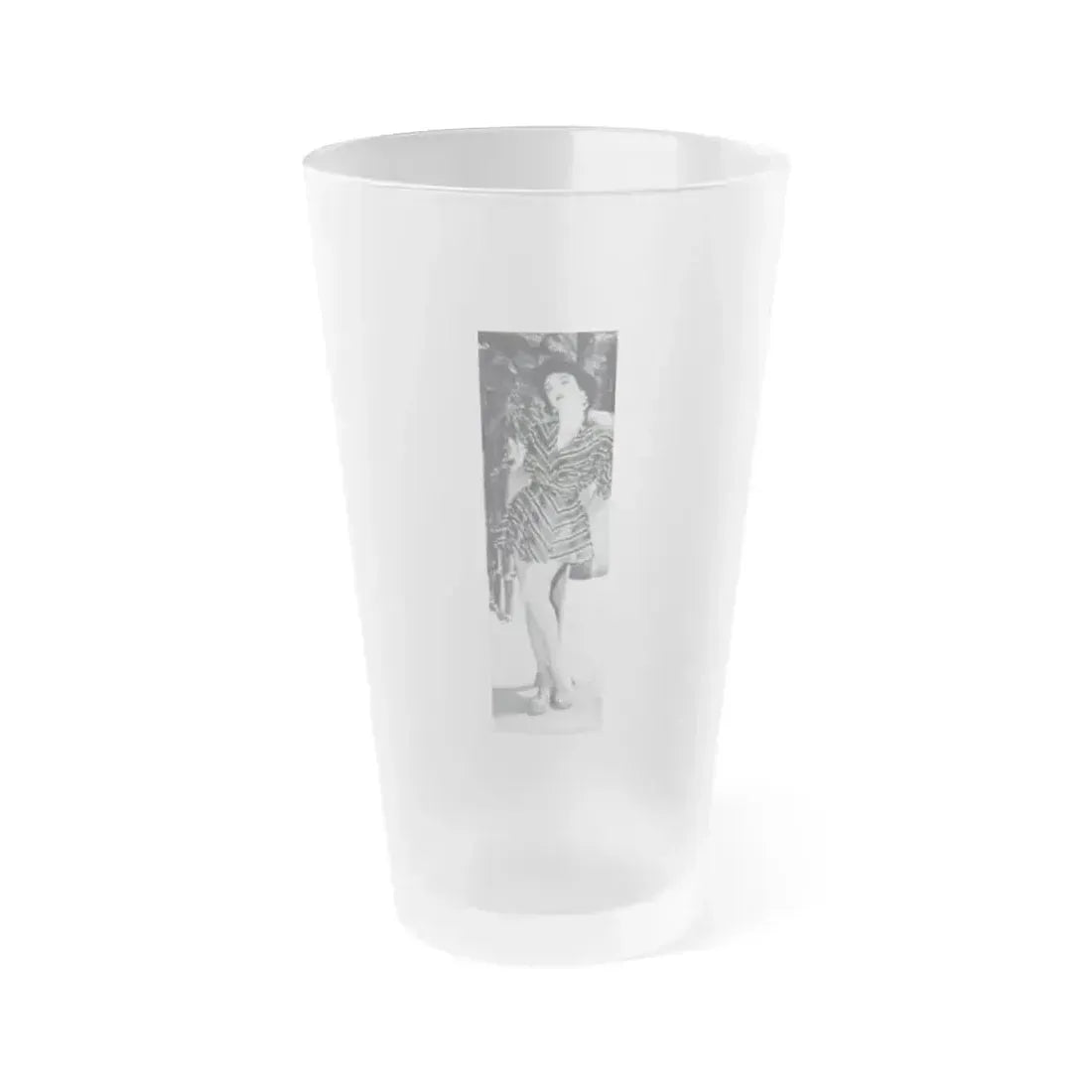 Allison Hayes #23 (Vintage Female Icon) Frosted Pint Glass 16oz 16oz Frosted - Go Mug Yourself