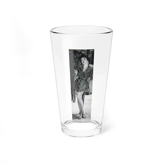 Allison Hayes #23 (Vintage Female Icon) Pint Glass 16oz 16oz - Go Mug Yourself