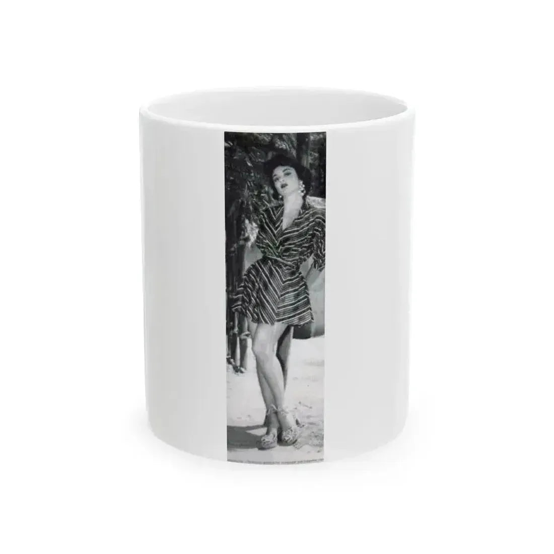 Allison Hayes #23 (Vintage Female Icon) White Coffee Mug 11oz - Go Mug Yourself