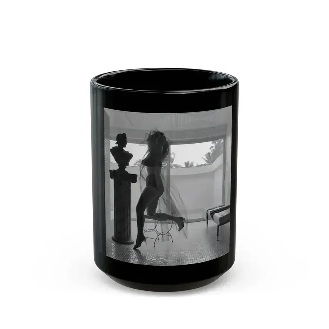 Allison Hayes #231 (Vintage Female Icon) Black Coffee Mug 15oz - Go Mug Yourself
