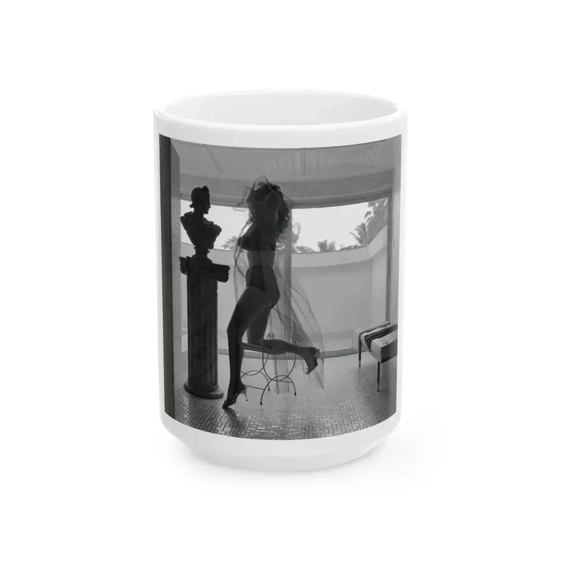 Allison Hayes #231 (Vintage Female Icon) White Coffee Mug 15oz - Go Mug Yourself