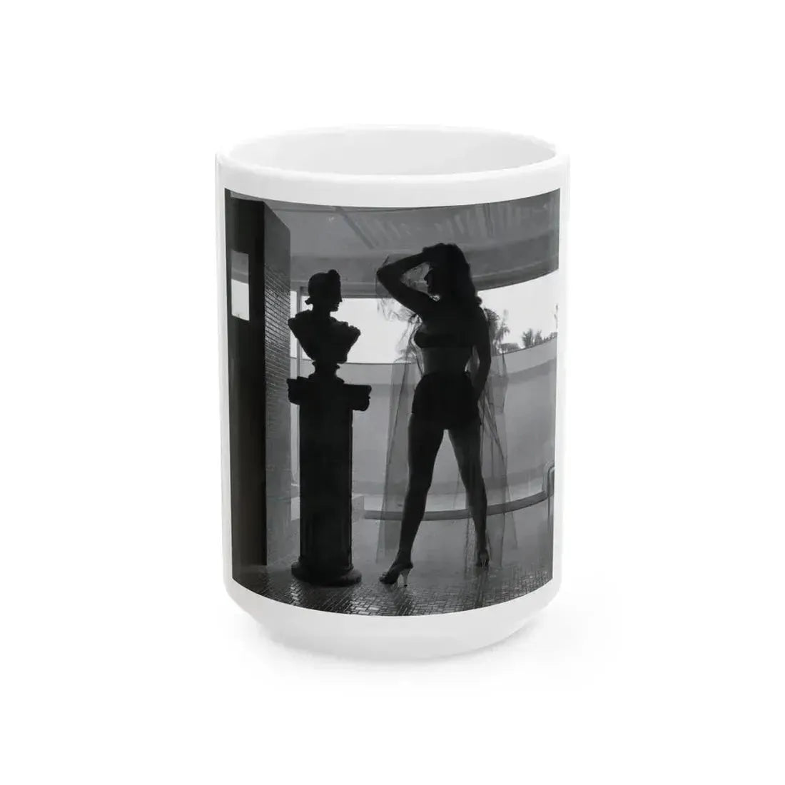 Allison Hayes #232 (Vintage Female Icon) White Coffee Mug 15oz - Go Mug Yourself