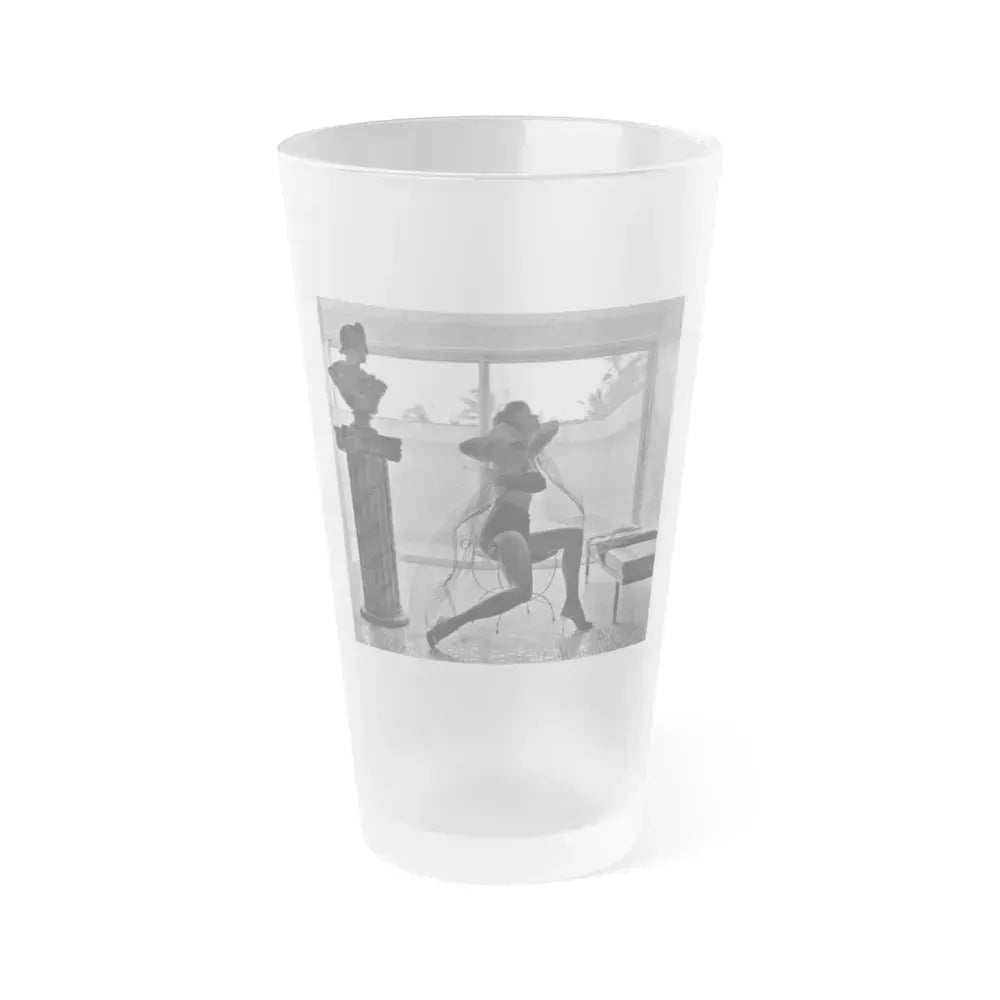 Allison Hayes #233 (Vintage Female Icon) Frosted Pint Glass 16oz 16oz Frosted - Go Mug Yourself