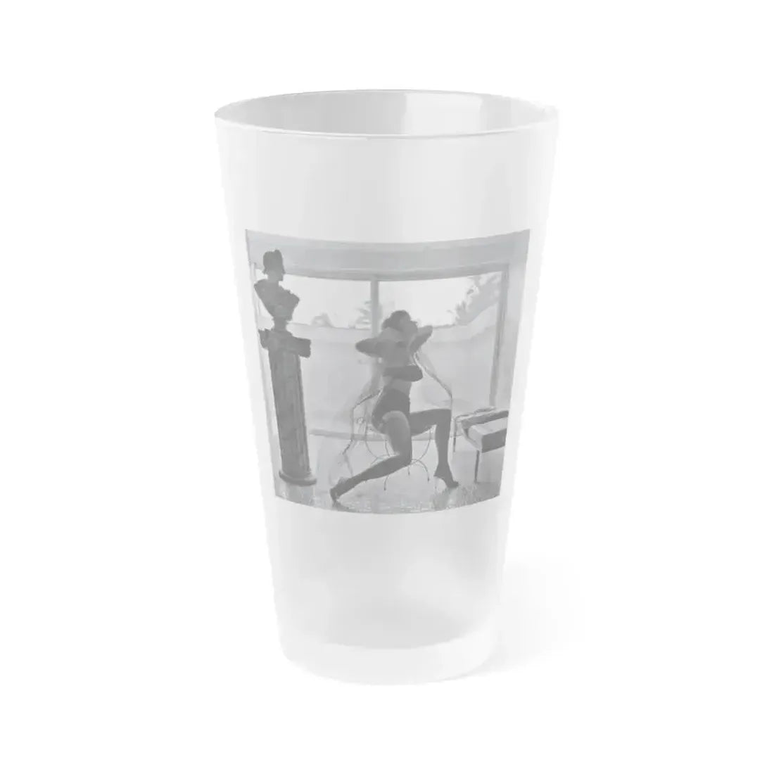 Allison Hayes #233 (Vintage Female Icon) Frosted Pint Glass 16oz 16oz Frosted - Go Mug Yourself