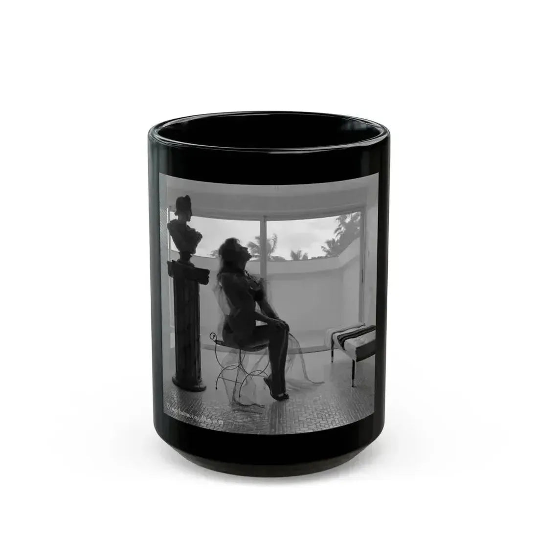 Allison Hayes #236 (Vintage Female Icon) Black Coffee Mug 15oz - Go Mug Yourself