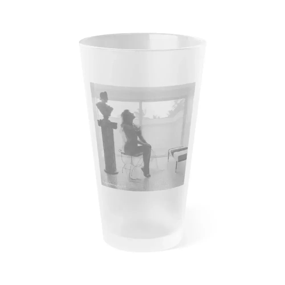 Allison Hayes #236 (Vintage Female Icon) Frosted Pint Glass 16oz 16oz Frosted - Go Mug Yourself