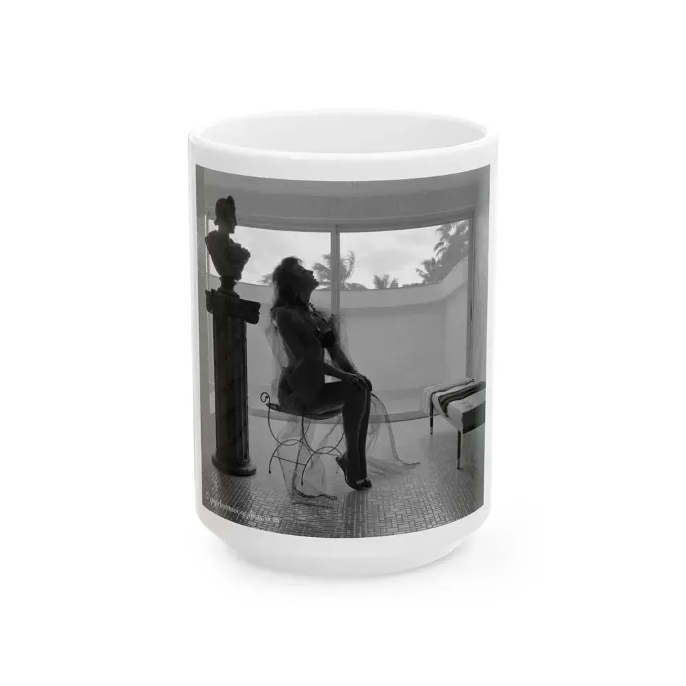 Allison Hayes #236 (Vintage Female Icon) White Coffee Mug 15oz - Go Mug Yourself